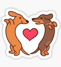 210x230 sausage dog drawing stickers redbubble - Sausage Dog Drawing