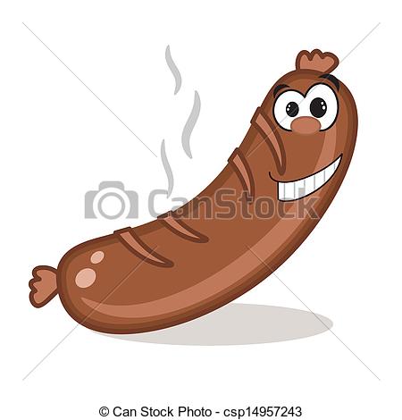 450x470 hot sausage - Sausage Drawing