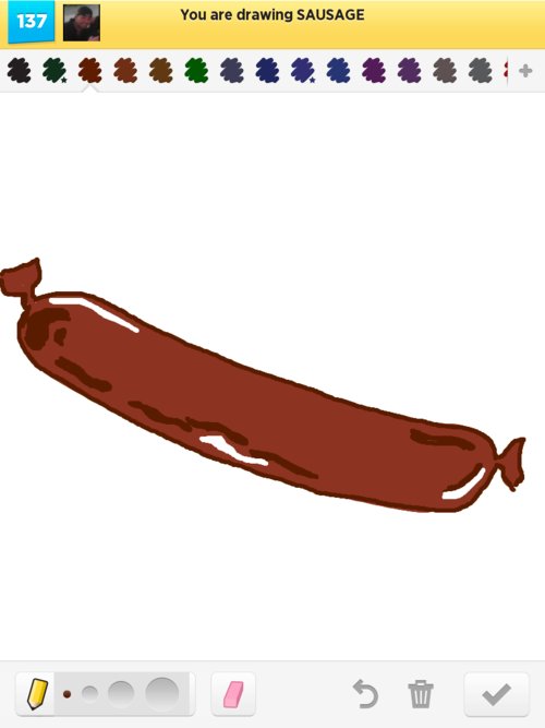 Sausage Drawing at PaintingValley.com | Explore collection of Sausage