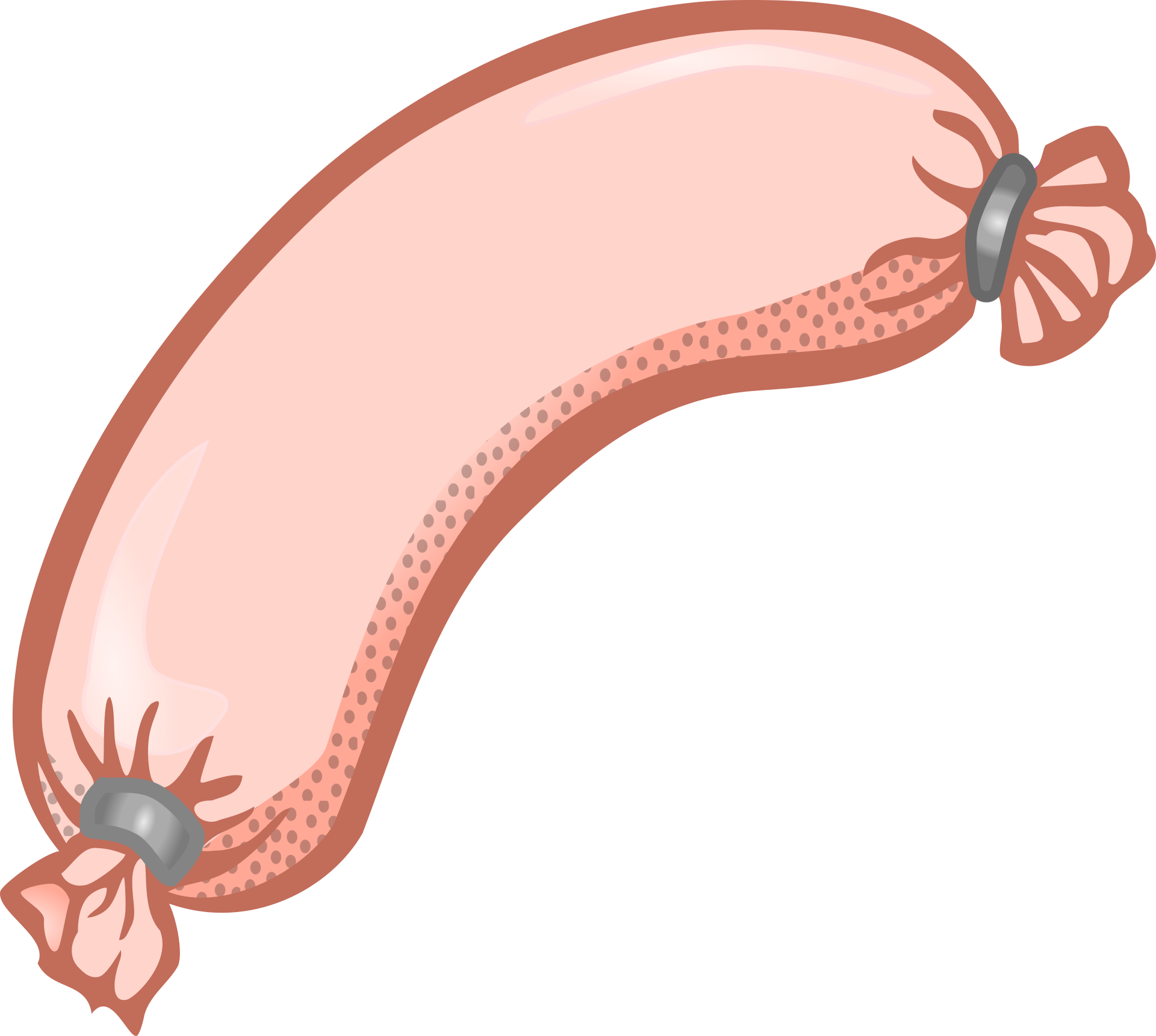 1920x1722 drawing of a sausage free image - Sausage Drawing