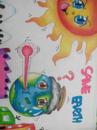 320x427 lol found years old drawing made on save earth!! - Save Drawing