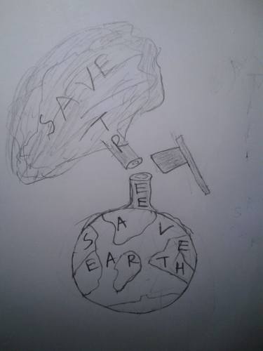375x500 Save Tree Save Earth Drawing - Save Drawing