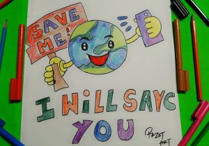 300x210 Save Nature Save Life Drawing How To Draw Save Water Save Earth - Save Earth Drawing Picture