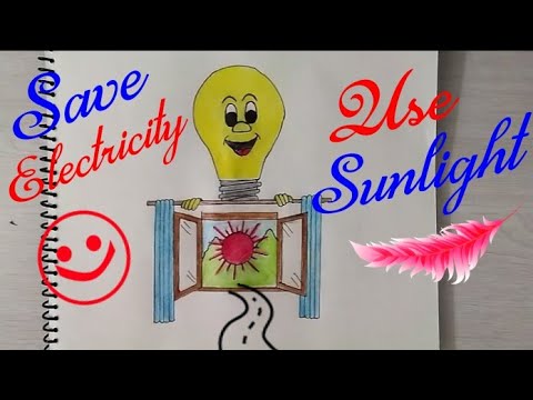 Save Electricity Drawing at PaintingValley.com | Explore collection of ...