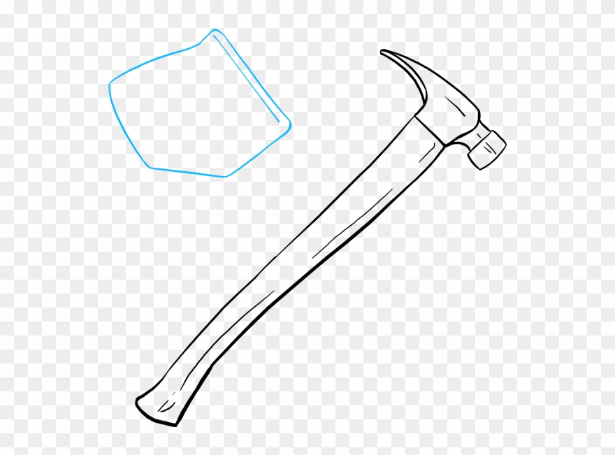 880x651 how to draw hammer and saw - Saw Drawing