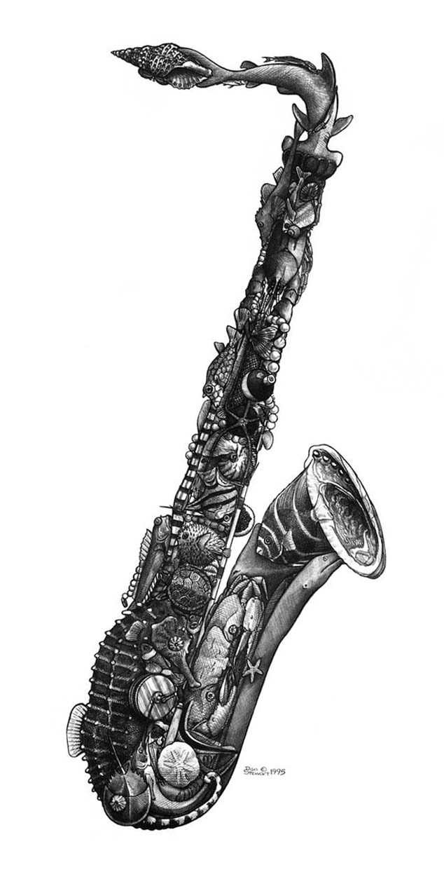 634x1244 top brass ds art - Sax Drawing