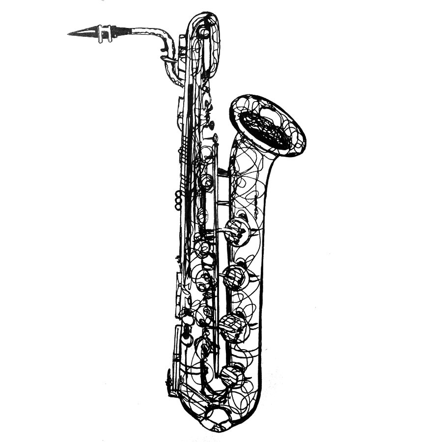 Sax Drawing at Explore collection of Sax Drawing