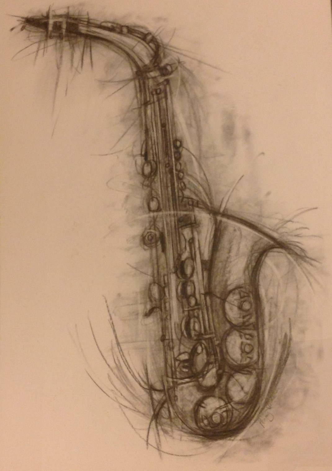 Saxophone Drawing at Explore collection of