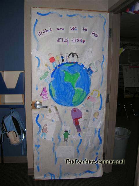 479x640 red ribbon week displays - Say No To Drugs Drawing