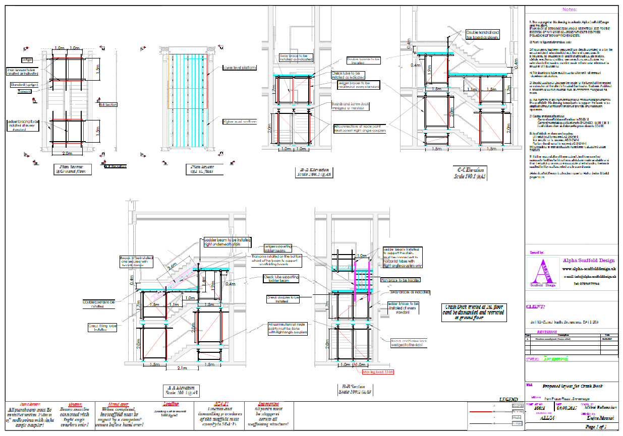 1235x865 scaffolding drawings - Scaffolding Drawing