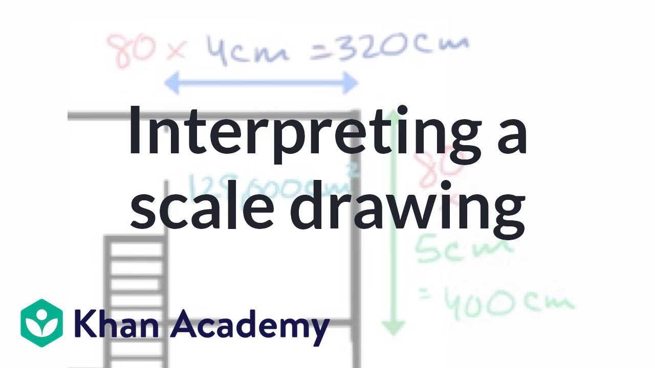 1280x720 interpreting a scale drawing geometry grade khan academy - Scale Drawing