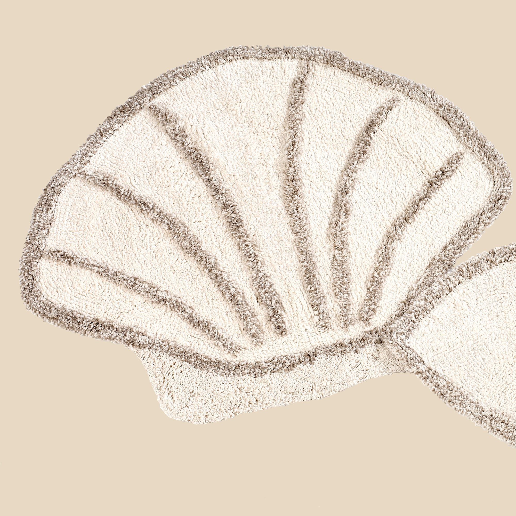2000x2000 scallop shell bath rug - Scallop Drawing