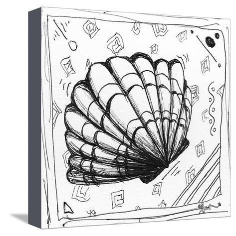 473x474 Coastal Sea Scallop Shell Beach Sketch Prints - Scallop Shell Drawing