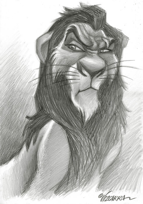 491x700 scar - Scar Lion King Drawing