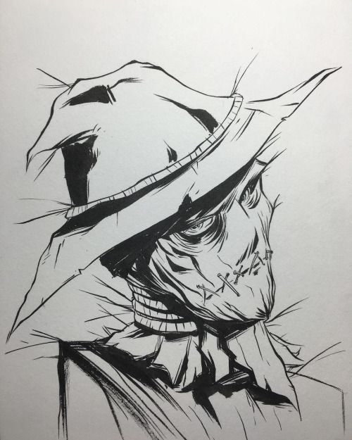 500x625 The Scarecrowjonathan Crane Scarecrow - Scarecrow Drawing