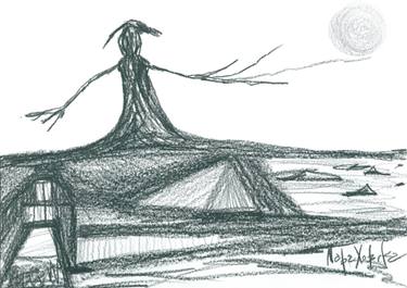 375x265 Scarecrow Drawing - Scarecrow Drawing