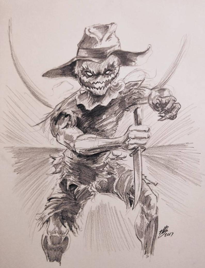 794x1041 Scarecrow Drawing Etsy - Scarecrow Drawing