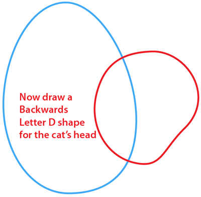 400x392 How To Draw A Scary Scared Black Cat With Easy Steps Lesson - Scared Cat Drawing