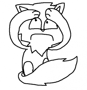 290x302 drawing printout how to draw a scared cartoon cat - Scared Cat Drawing