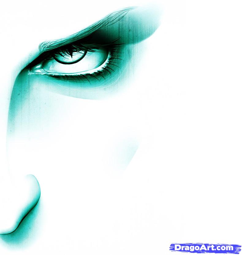 790x834 how to draw a scary face, scary face, step - Scared Face Drawing