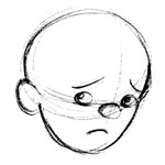 150x150 Facial Expressions And How To Draw Them Dani Jones - Scared Face Drawing