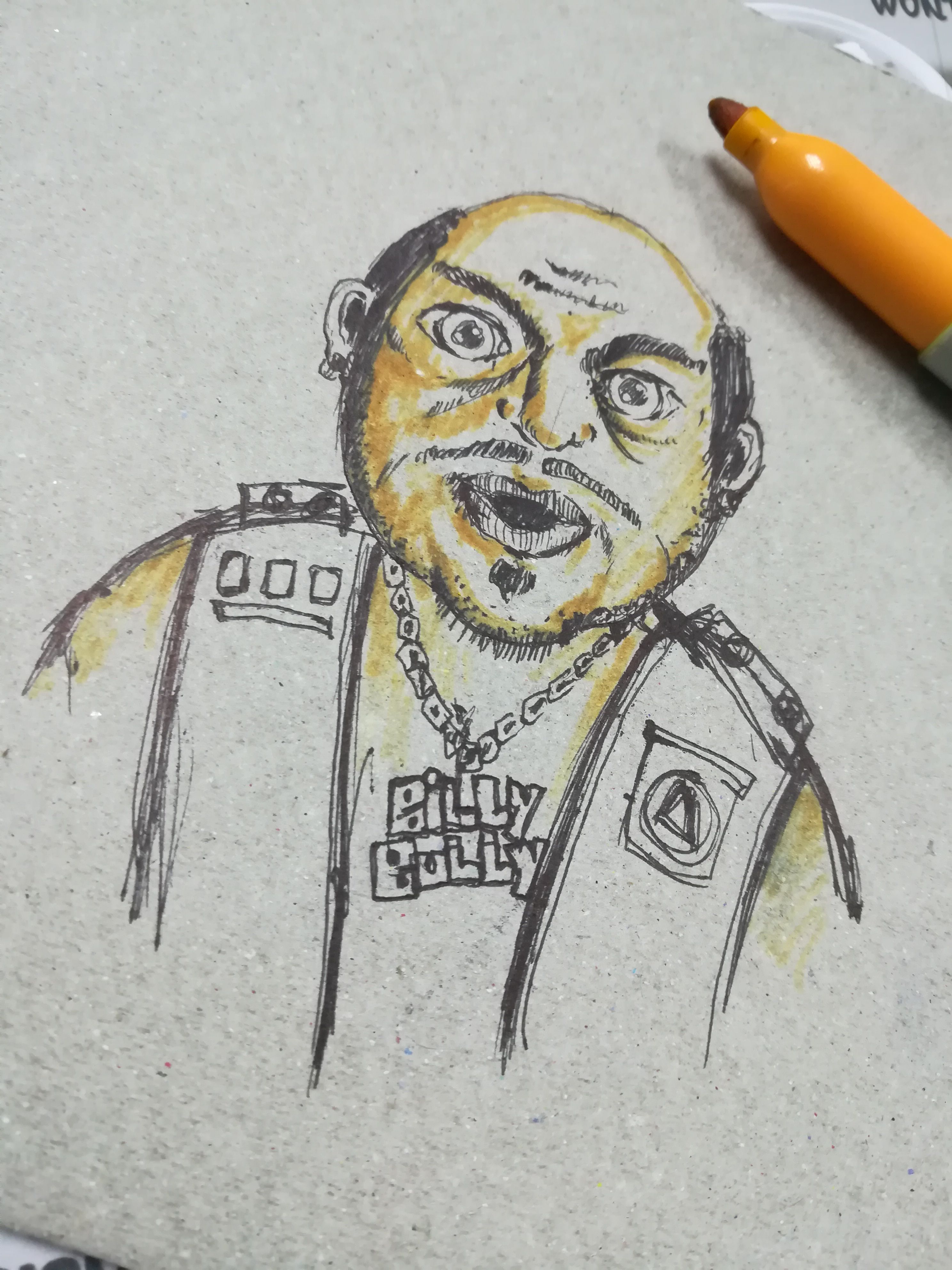 2976x3968 break time sketch the scared face of a bully man steemit - Scared Face Drawing