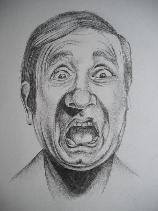 540x720 Huge Collection Of 'scared Face Drawing' Download More Than - Scared Man Drawing