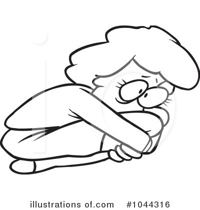 400x420 Scared Clipart - Scared Person Drawing