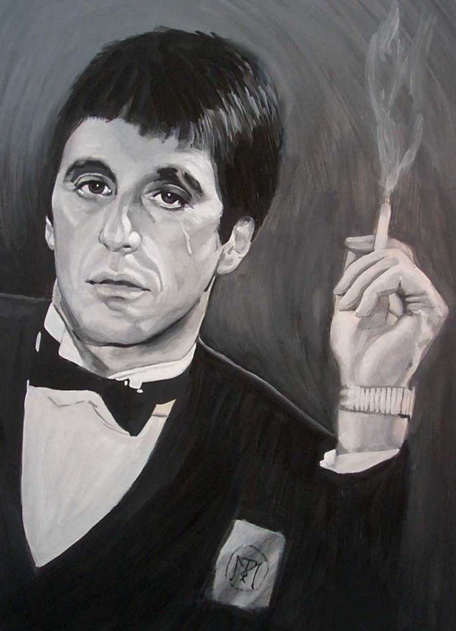 Scarface Drawing at PaintingValley.com | Explore collection of Scarface