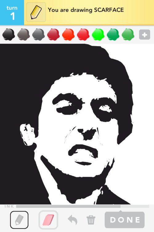 500x750 scarface drawings - Scarface Drawing