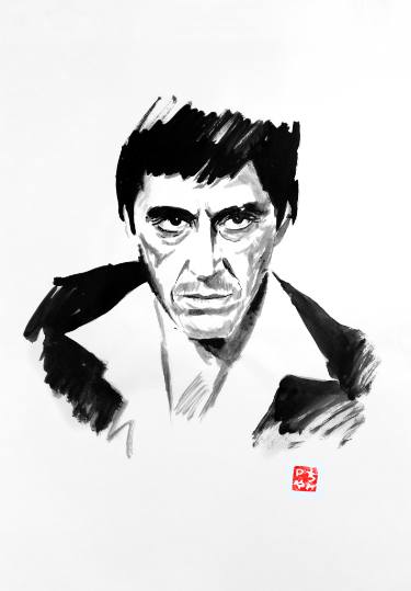 Scarface Drawing at PaintingValley.com | Explore collection of Scarface ...