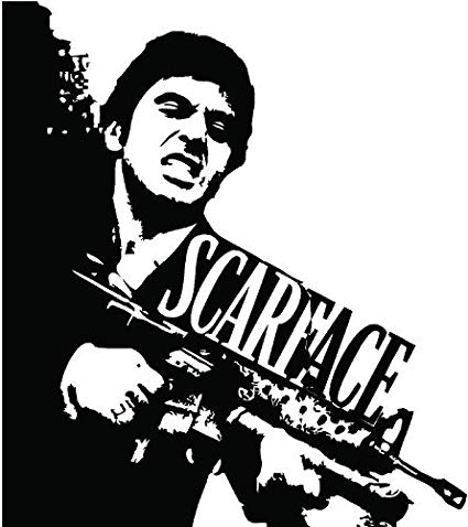 Scarface Drawing at PaintingValley.com | Explore collection of Scarface