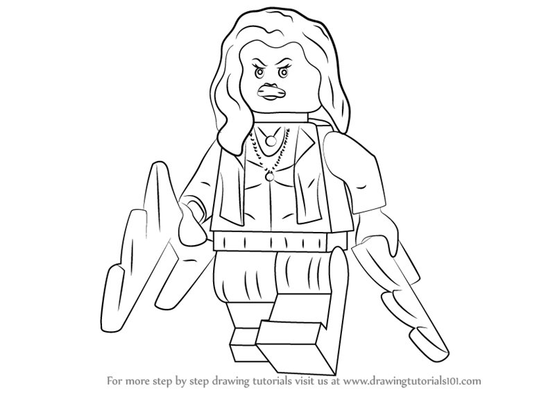 800x566 learn how to draw lego scarlet witch - Scarlet Witch Drawing