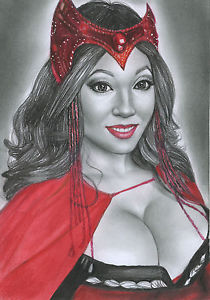 210x300 scarlet witch - Scarlet Witch Drawing
