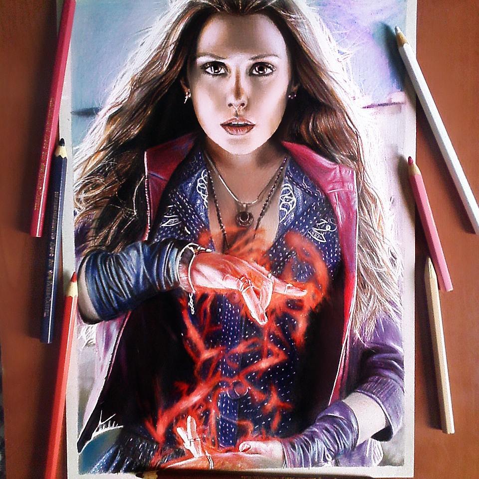 960x960 scarlet witch drawing - Scarlet Witch Drawing