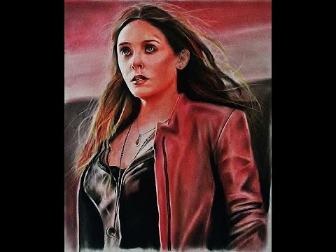 480x360 drawing elizabeth olsen as the scarlet witch - Scarlet Witch Drawing