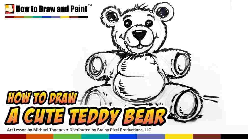 1011x569 and childrenus coloring pages rhcouk teddy scary teddy - Scary Bear Drawing