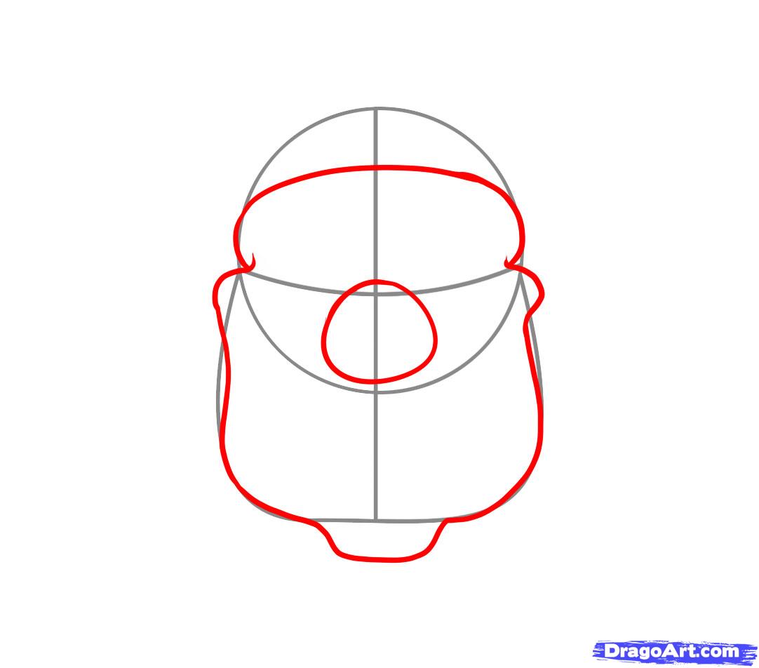 1082x952 How To Draw A Scary Clown, Step - Scary Clown Face Drawing