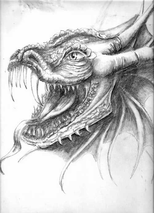 Scary Dragon Drawing at Explore collection of