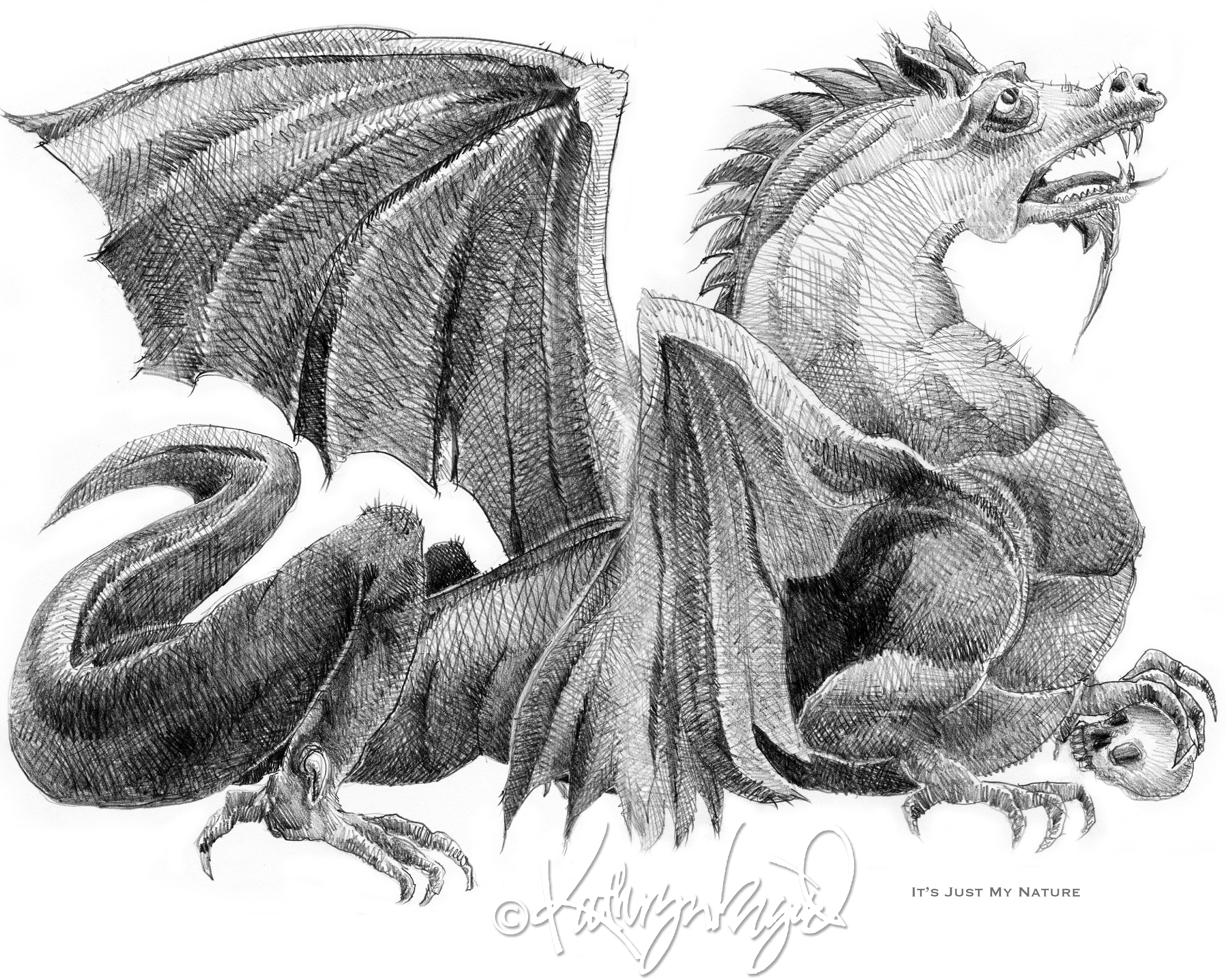 4668x3732 Scary Monsters Art Colored Glasses - Scary Dragon Drawing