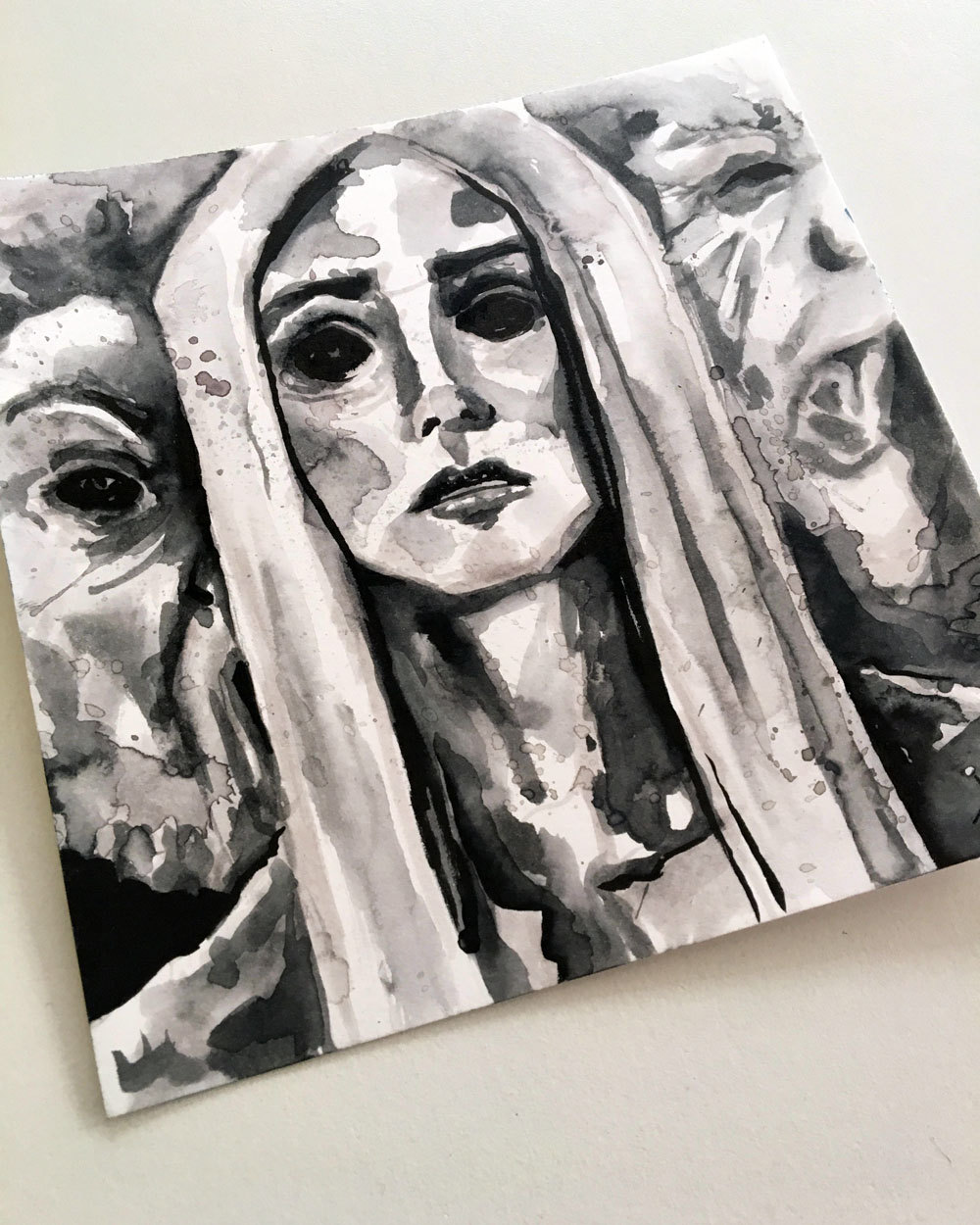 1000x1250 Scary Drawing Of Ghost Woman - Scary Drawing Pictures