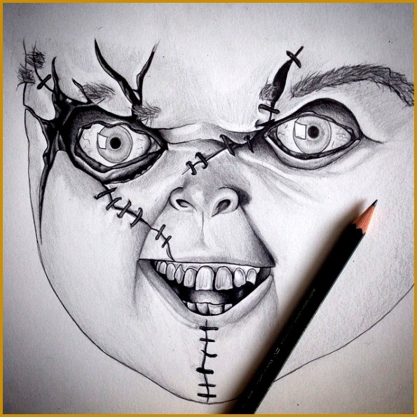 Scary Drawings at PaintingValley.com | Explore collection of Scary Drawings