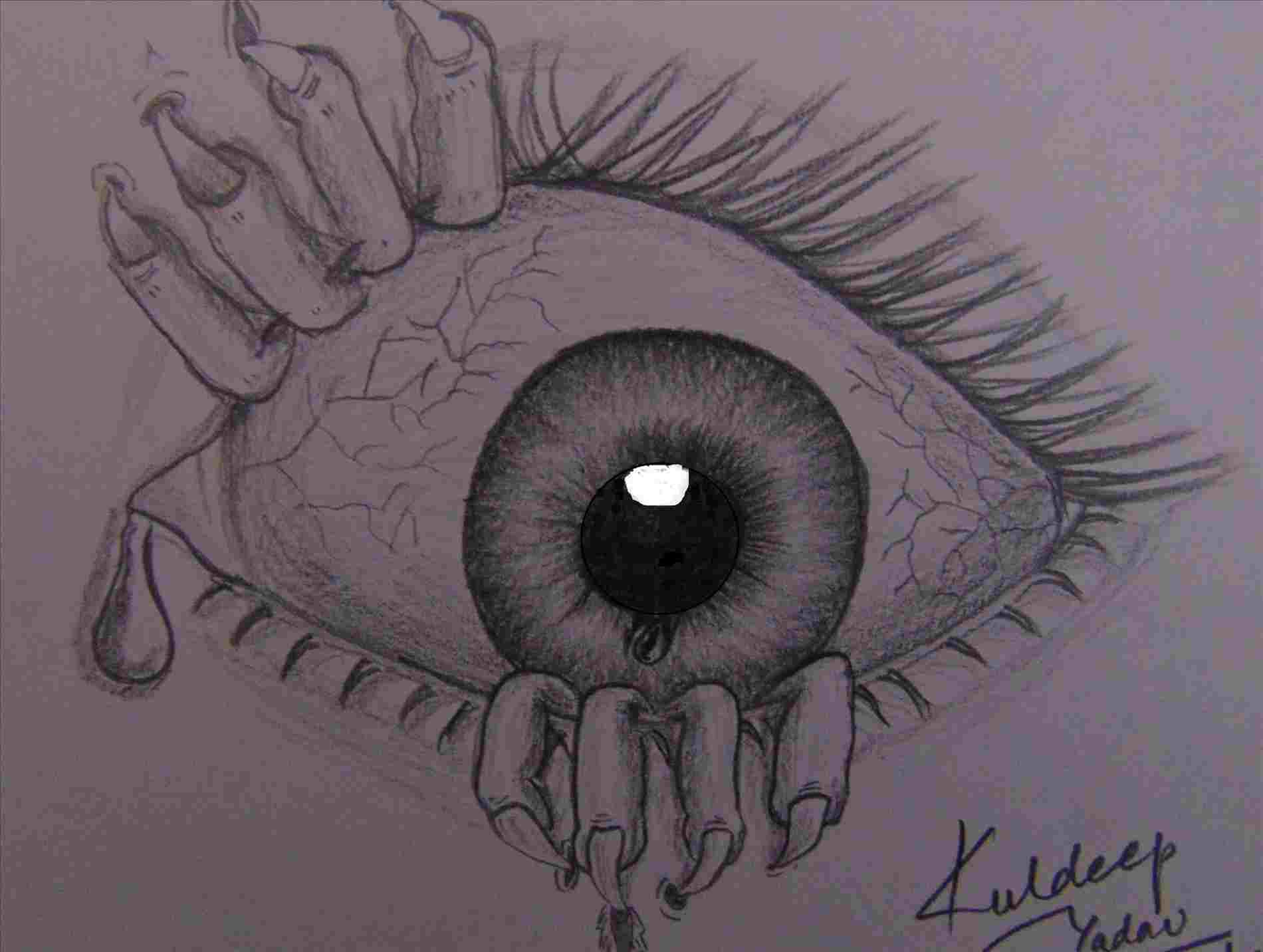 The Most Idea Scary Eyes Drawing - DIARY DRAWING IMAGES