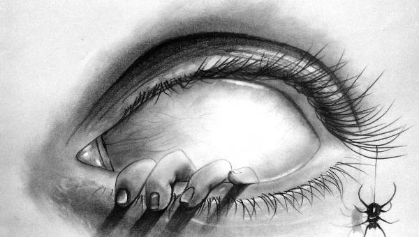 600x340 Creepy Drawings, Art Ideas Free Premium Templates - Scary Drawings