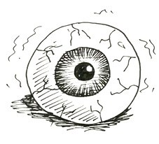 227x206 how to draw a scary eyeball shoo rayner - Scary Eyes Drawing