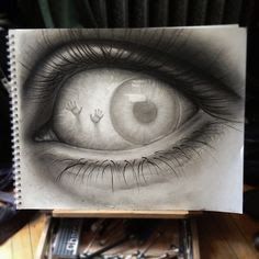 236x236 huge collection of 'creepy eyeball drawing' download more than - Scary Eyes Drawing