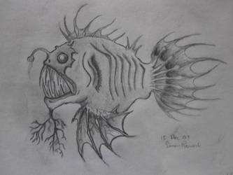 333x250 Scary Fish - Scary Fish Drawing