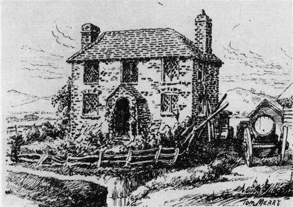 590x418 Oysterfleet Farm The Haunted House Of Canvey Island Old Canvey - Scary House Drawing