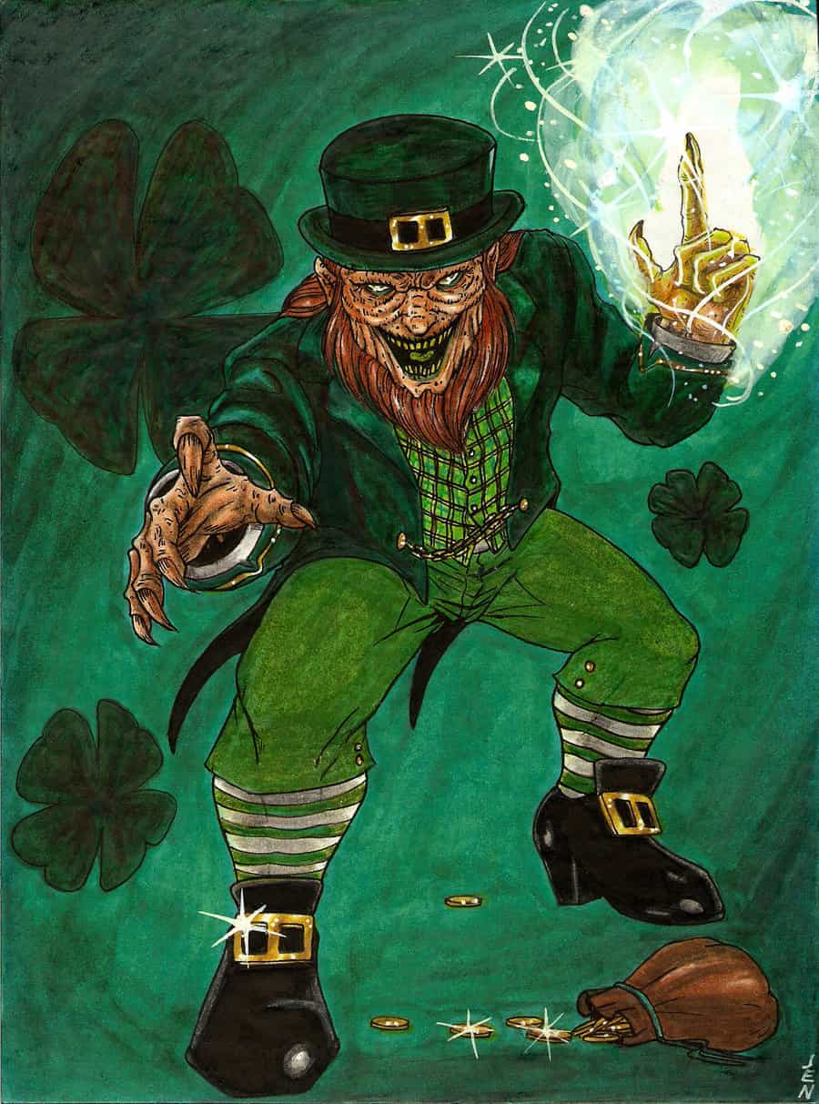 Scary Leprechaun Drawing at Explore collection of