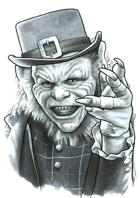 Scary Leprechaun Drawing At Explore Collection Of Scary Leprechaun Drawing